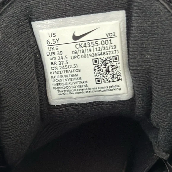 Nike AIR Barrage low black & white - Picture 6 of 6